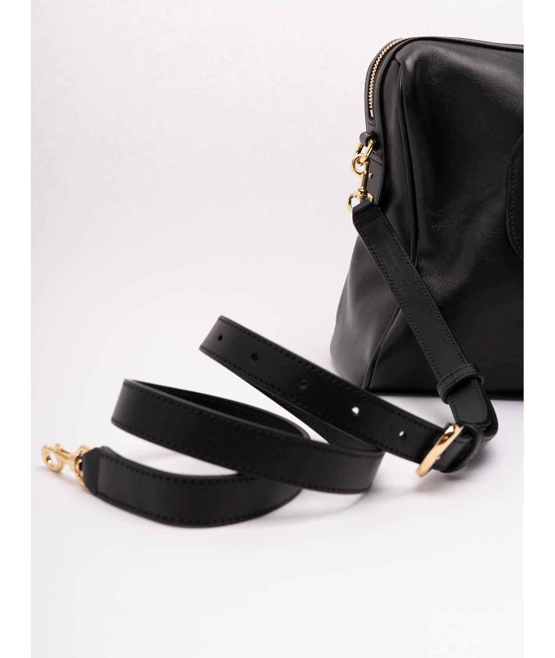 GUCCI Черная кожаная сумка тоут, фото 5