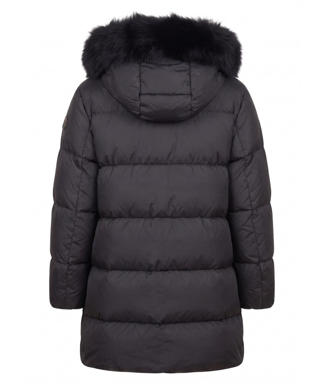 MONCLER Черная полиамидовая куртка, фото 2