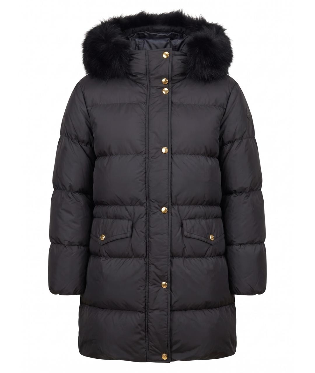 MONCLER Черная полиамидовая куртка, фото 1