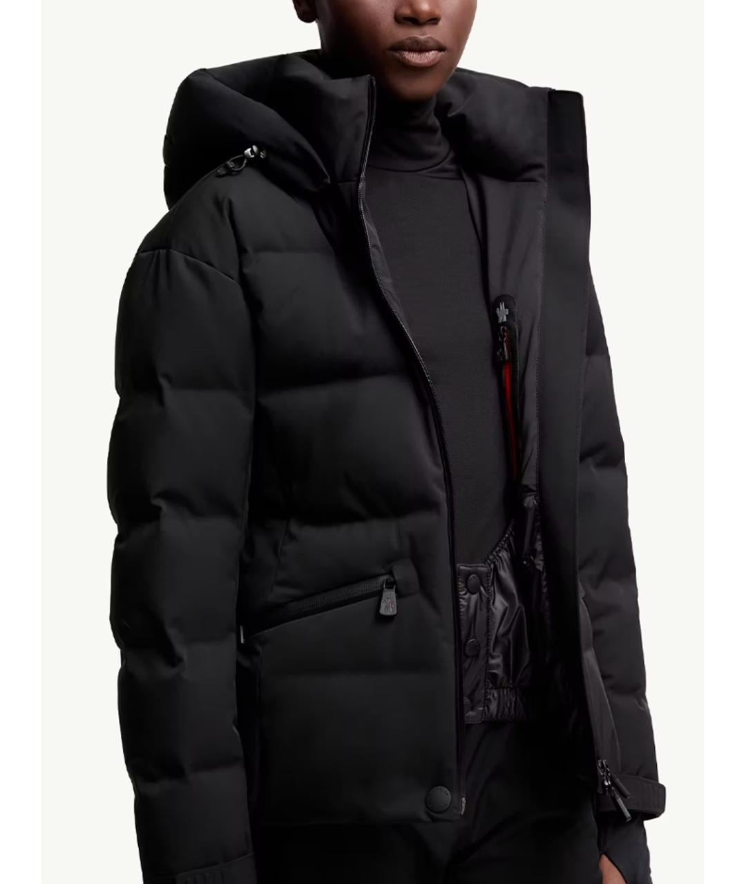 MONCLER GRENOBLE Черная полиамидовая куртка, фото 4