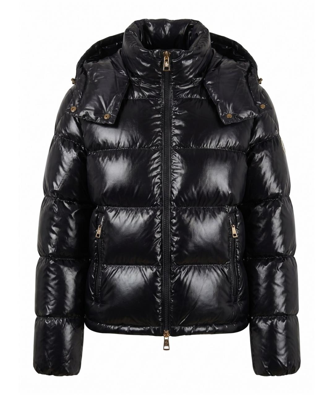 MONCLER Черная полиамидовая куртка, фото 1