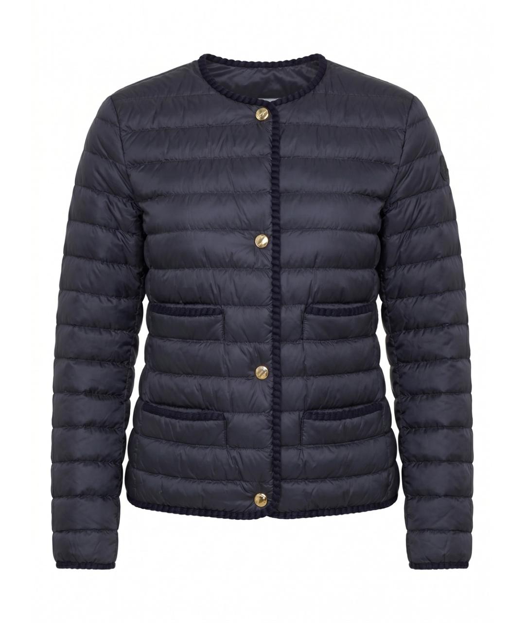 MONCLER Синяя полиамидовая куртка, фото 1