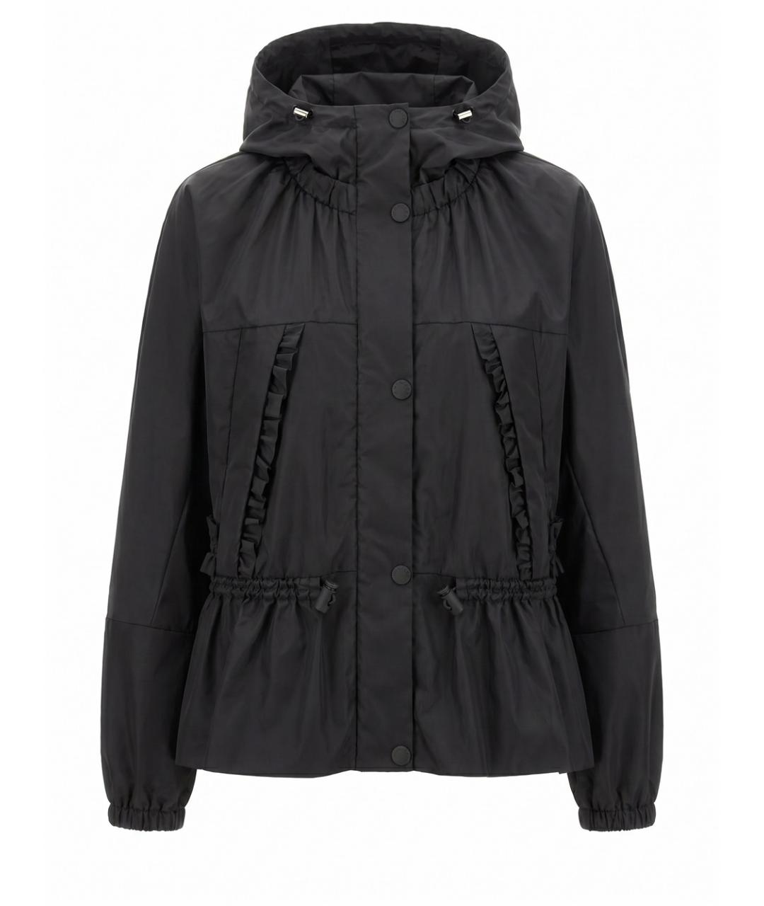 MONCLER Черная полиамидовая куртка, фото 1