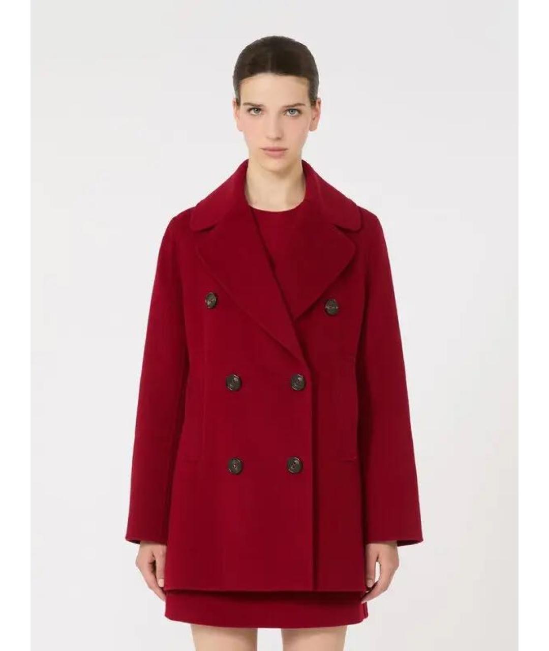 'S MAX MARA Красное пальто, фото 3