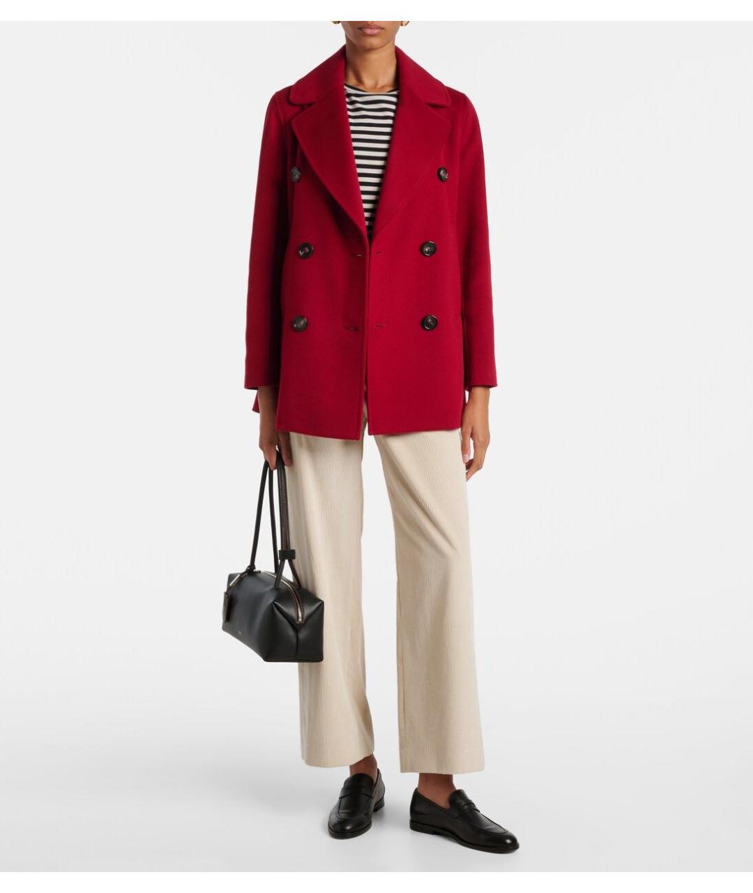 'S MAX MARA Красное пальто, фото 4