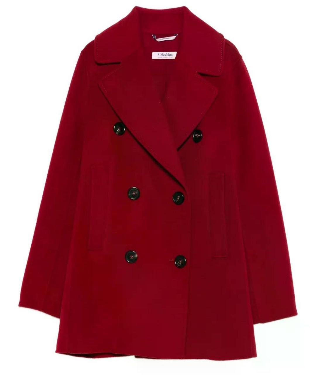 'S MAX MARA Красное пальто, фото 1