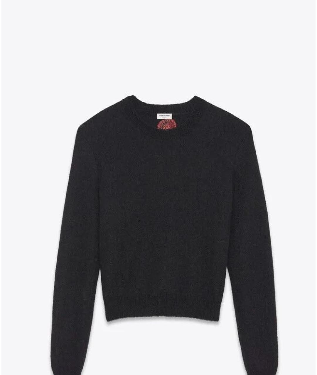 SAINT LAURENT Черный джемпер / свитер, фото 2