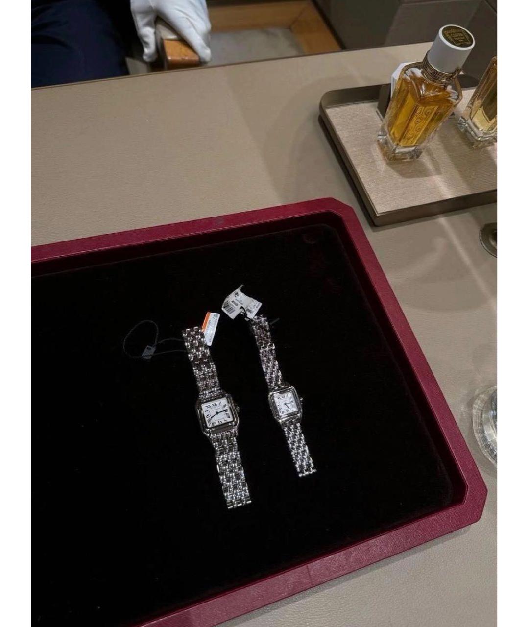 CARTIER Серебряные часы, фото 4
