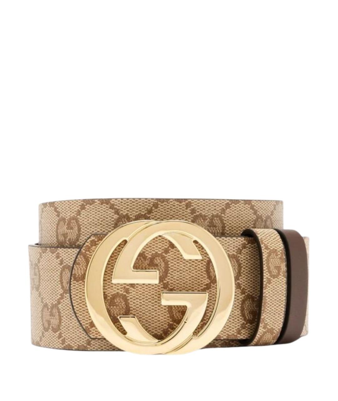 GUCCI Бежевый ремень, фото 1