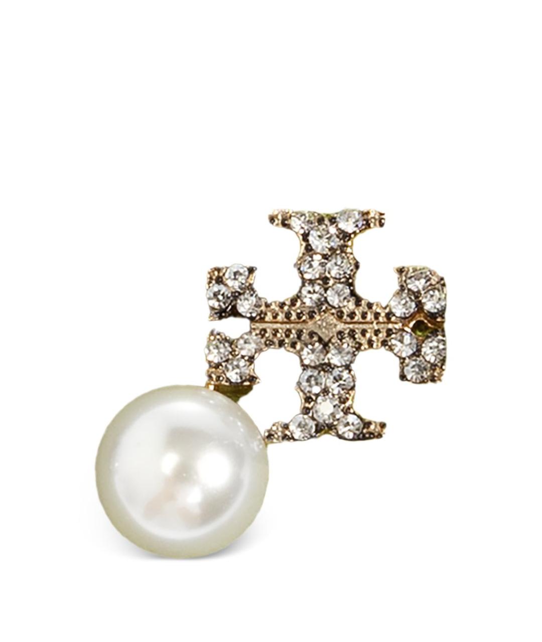 TORY BURCH Золотые металлические серьги, фото 4