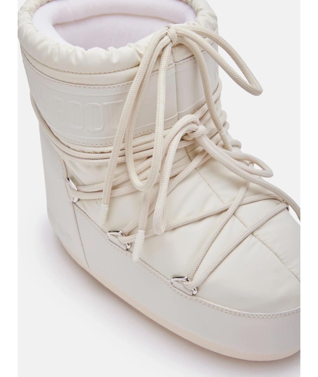 MOON BOOT Белые синтетические сапоги, фото 2