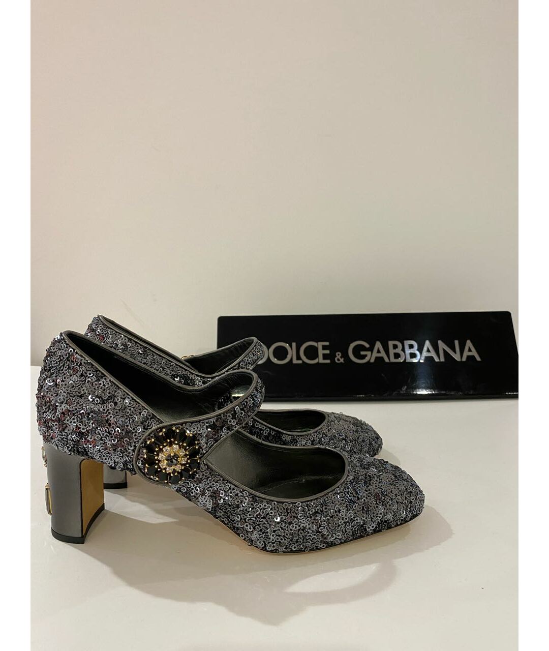 DOLCE&GABBANA Серебряные туфли, фото 2
