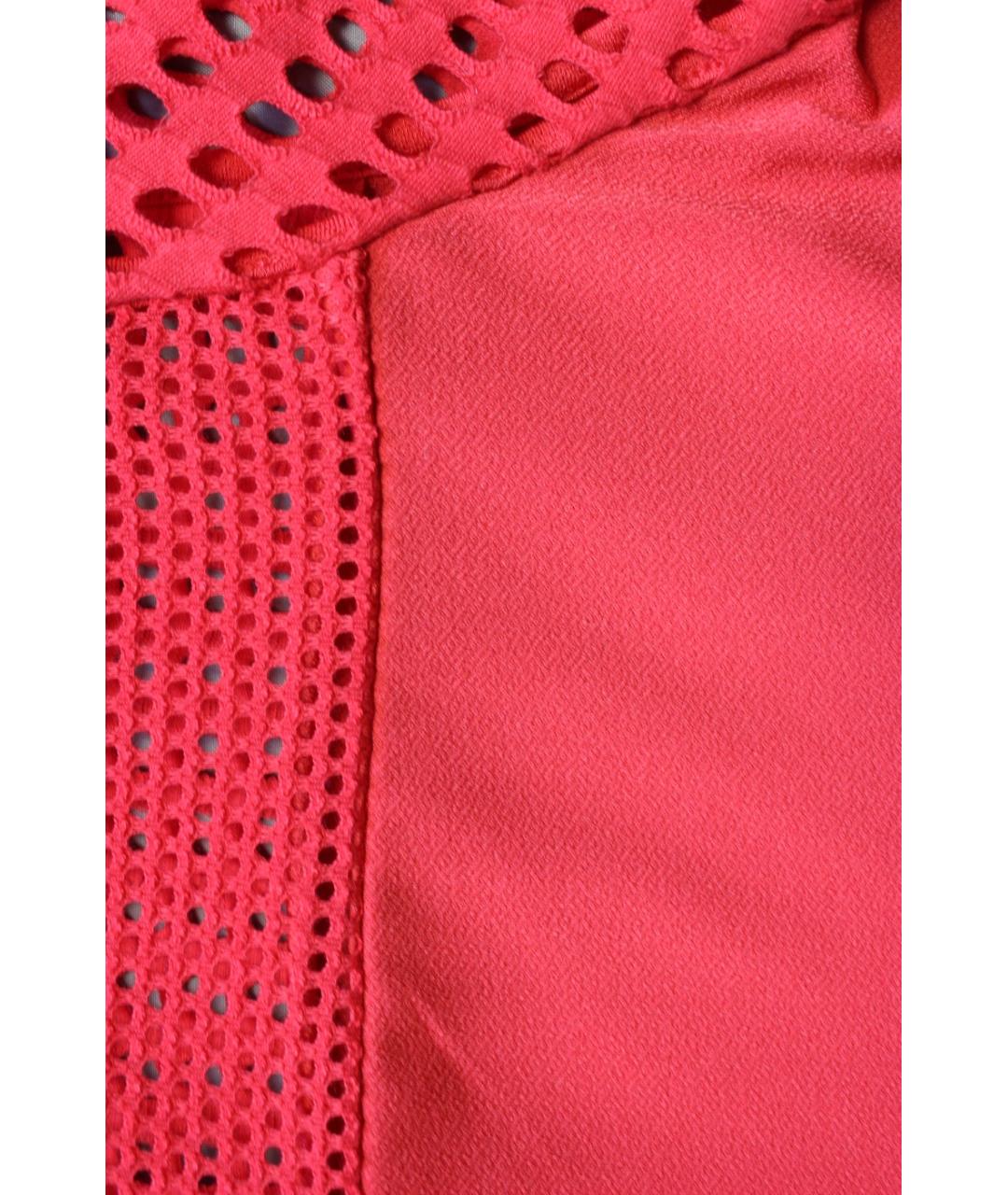 MICHAEL KORS Красное полиэстеровое повседневное платье, фото 4