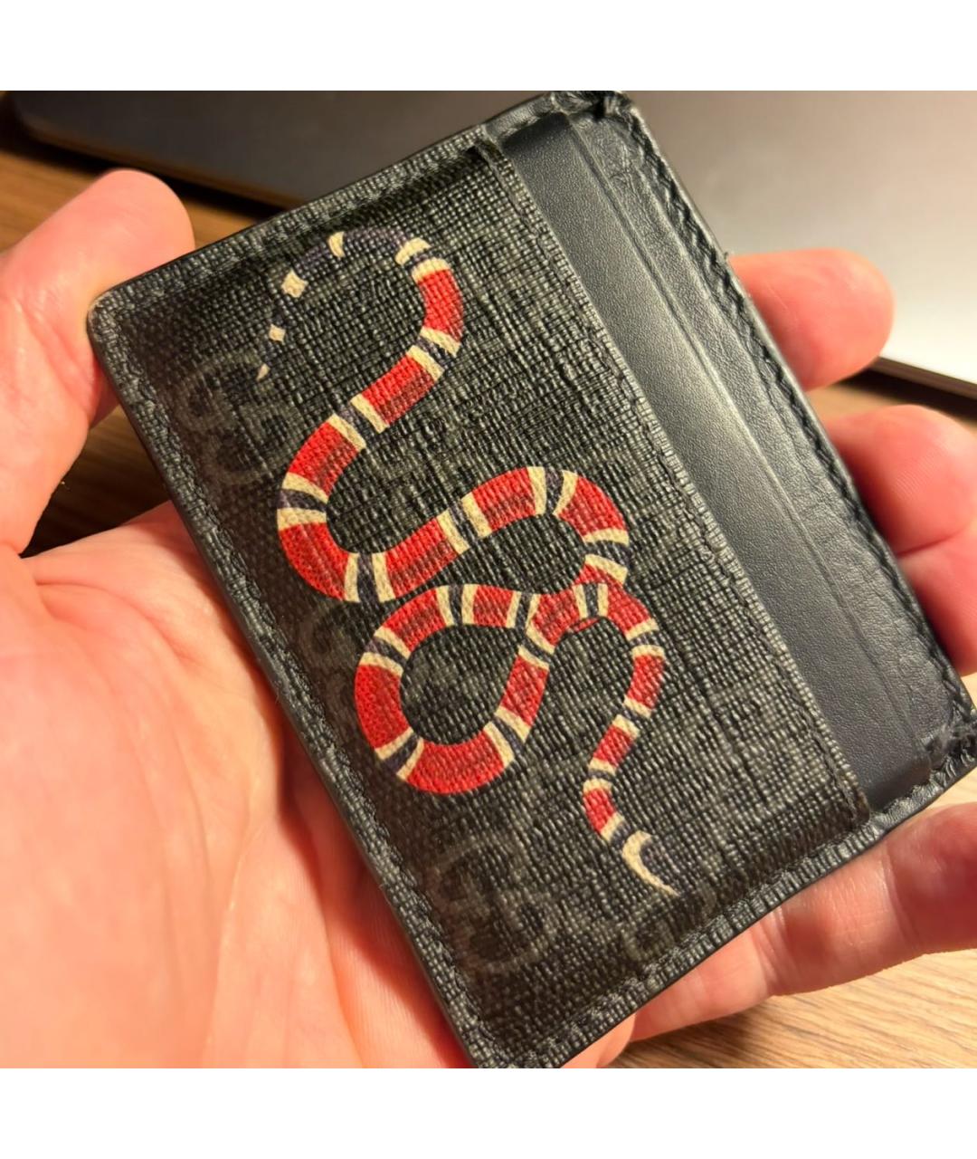 GUCCI Черный кардхолдер, фото 5