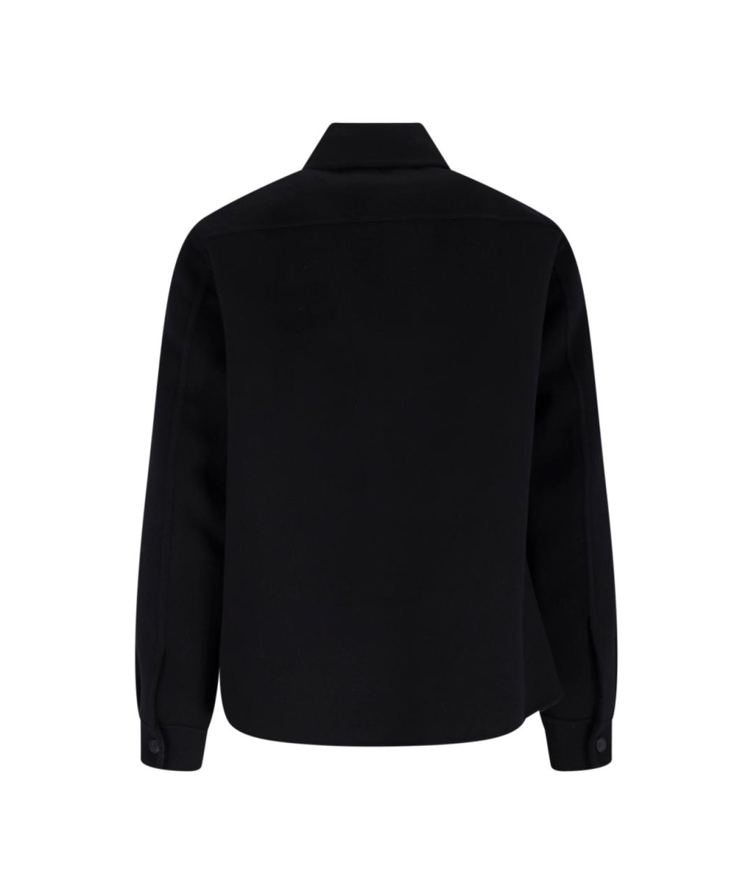 FENDI Черная шерстяная куртка, фото 2
