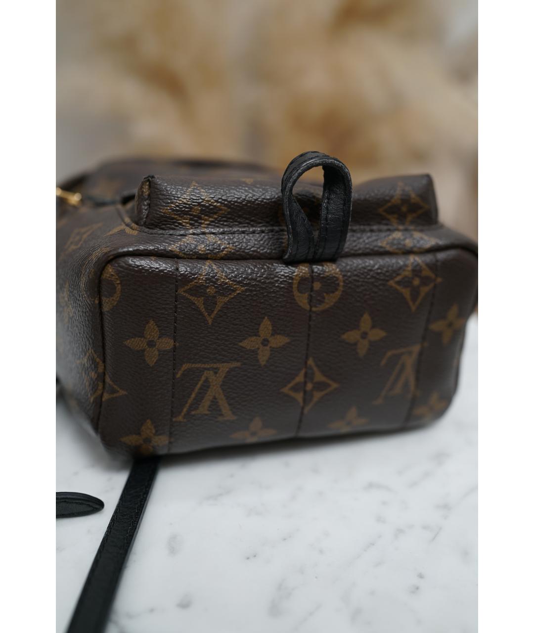 LOUIS VUITTON Черный рюкзак из канвы, фото 7