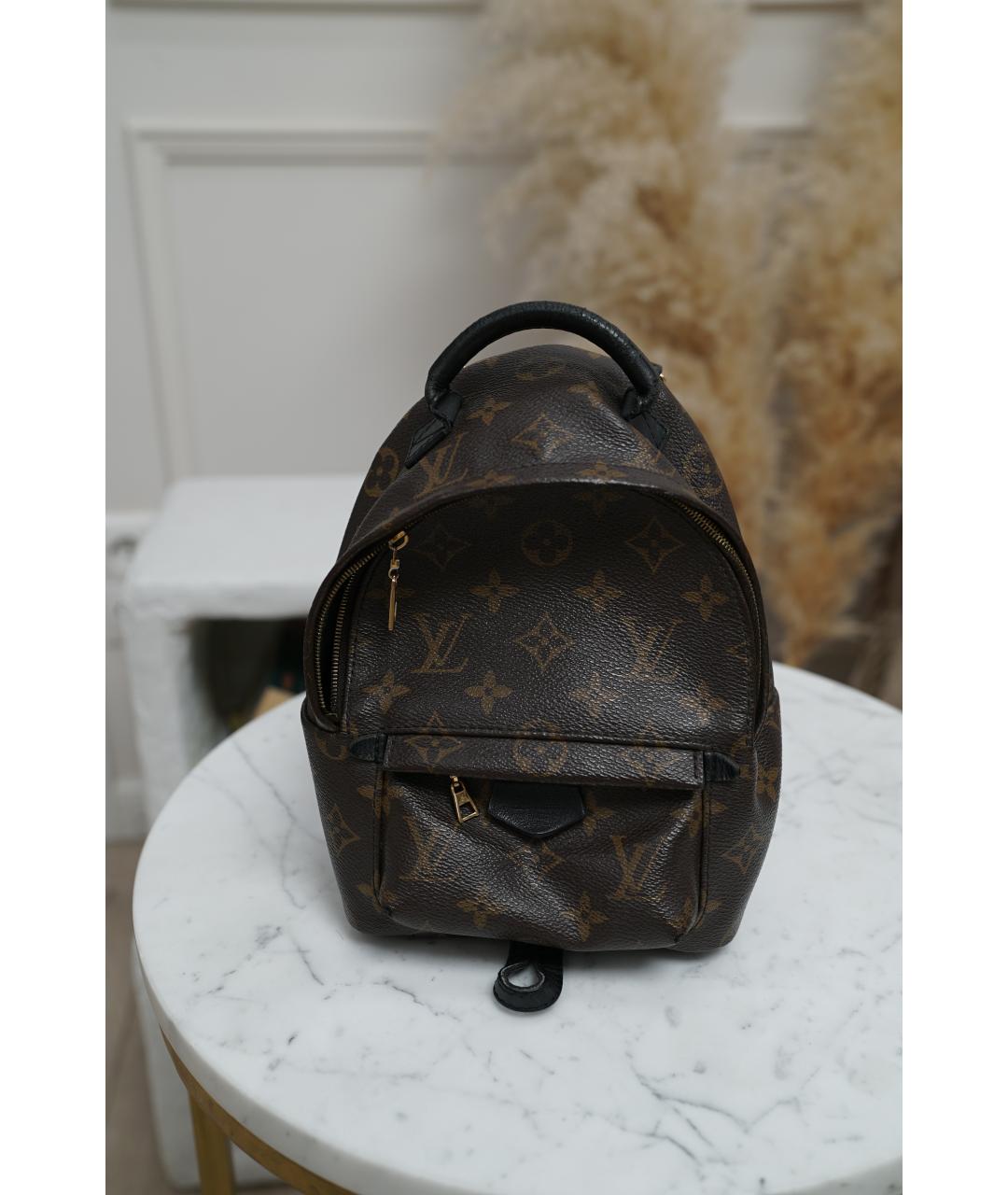 LOUIS VUITTON Черный рюкзак из канвы, фото 9