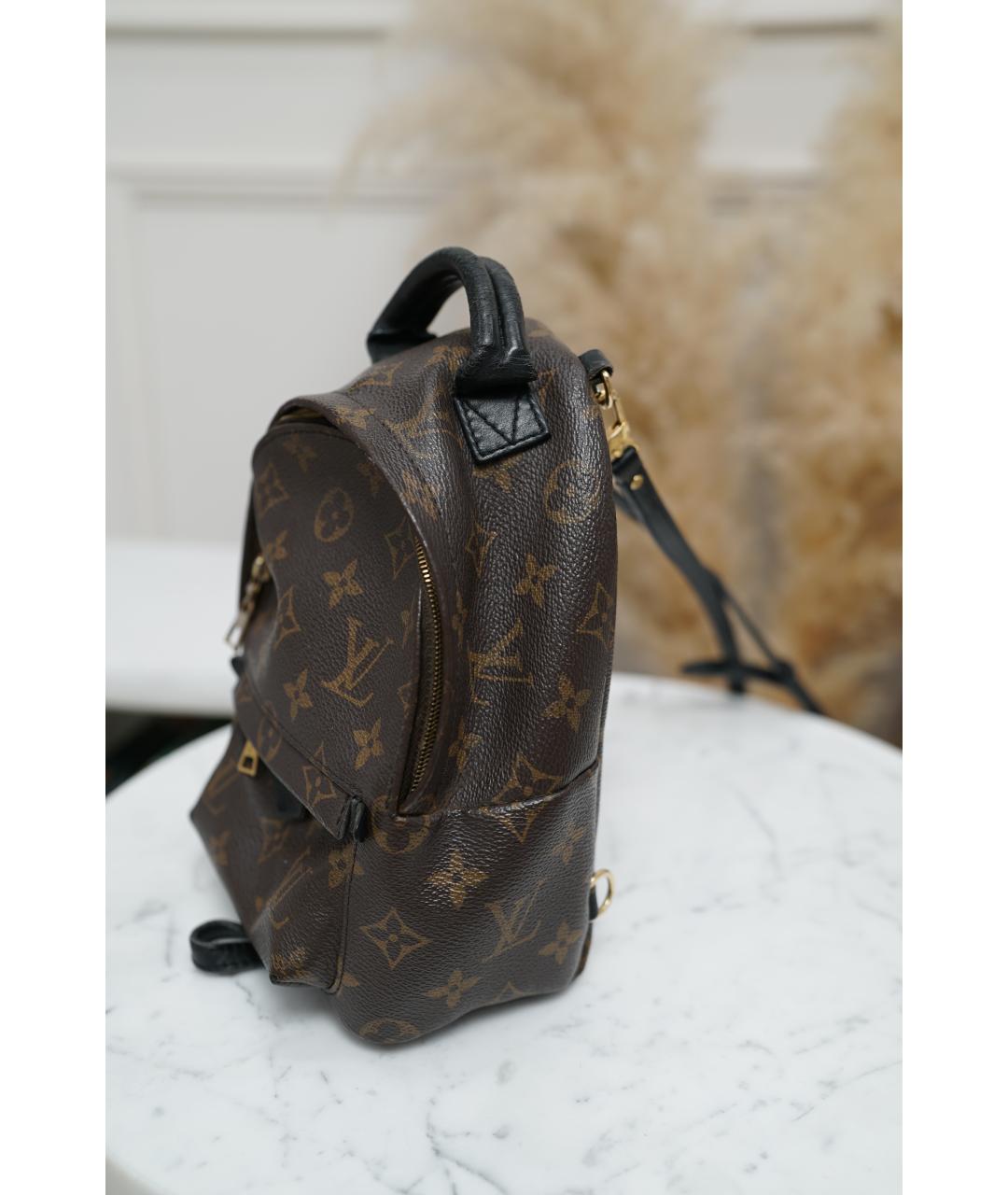LOUIS VUITTON Черный рюкзак из канвы, фото 5