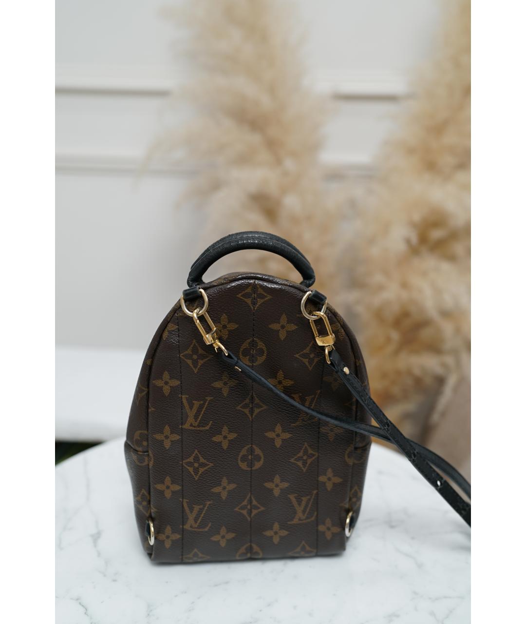 LOUIS VUITTON Черный рюкзак из канвы, фото 3