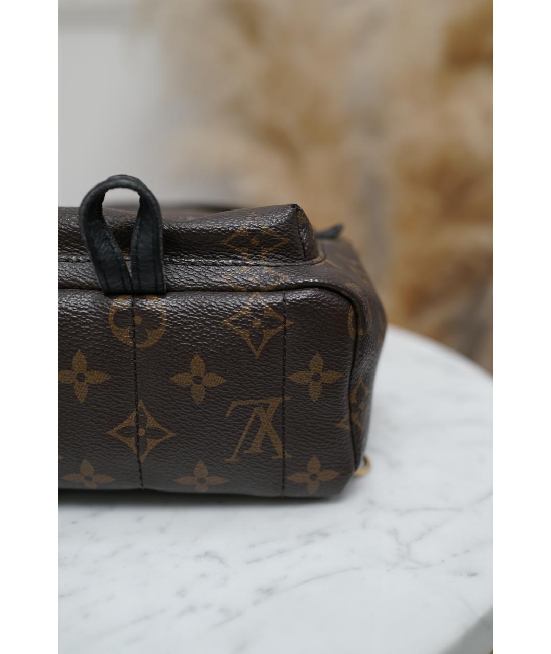 LOUIS VUITTON Черный рюкзак из канвы, фото 8