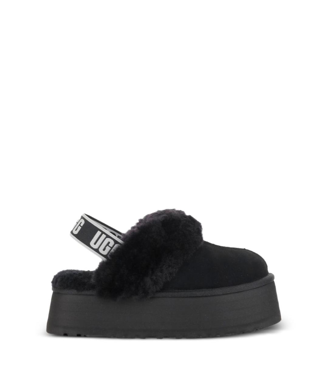UGG Черные замшевые сабо, фото 1