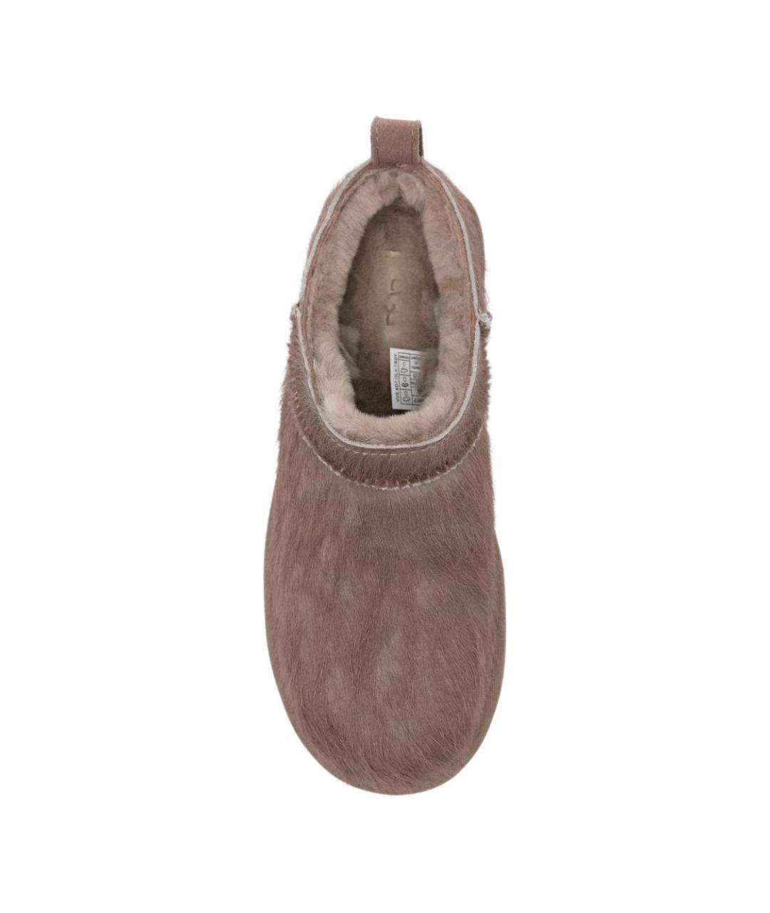 UGG Коричневые кожаные ботинки, фото 4