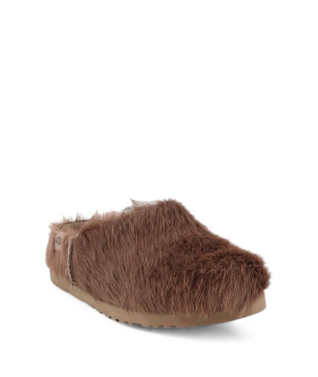 UGG Коричневые кожаные сабо, фото 4