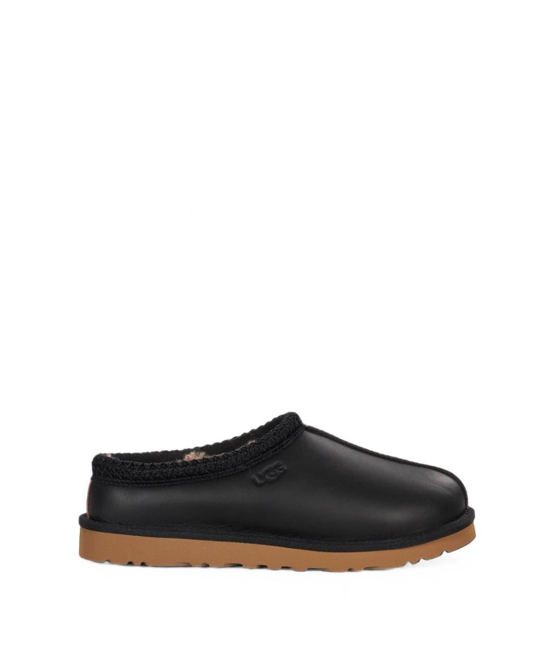 UGG Черные кожаные низкие ботинки, фото 1