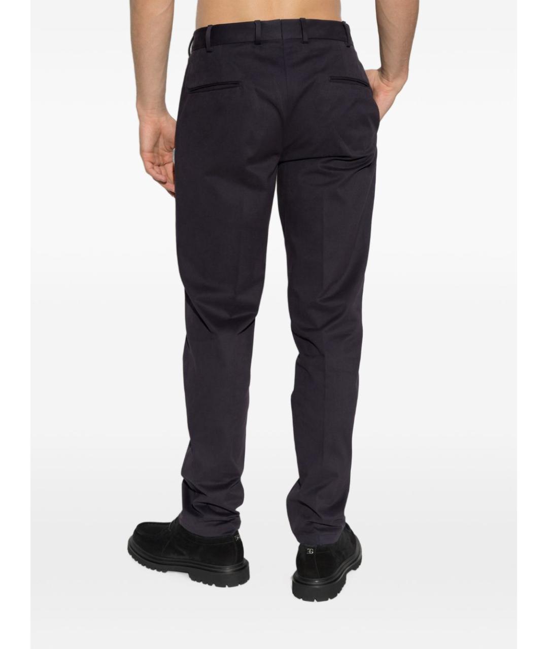 BRIONI Синие хлопковые повседневные брюки, фото 5