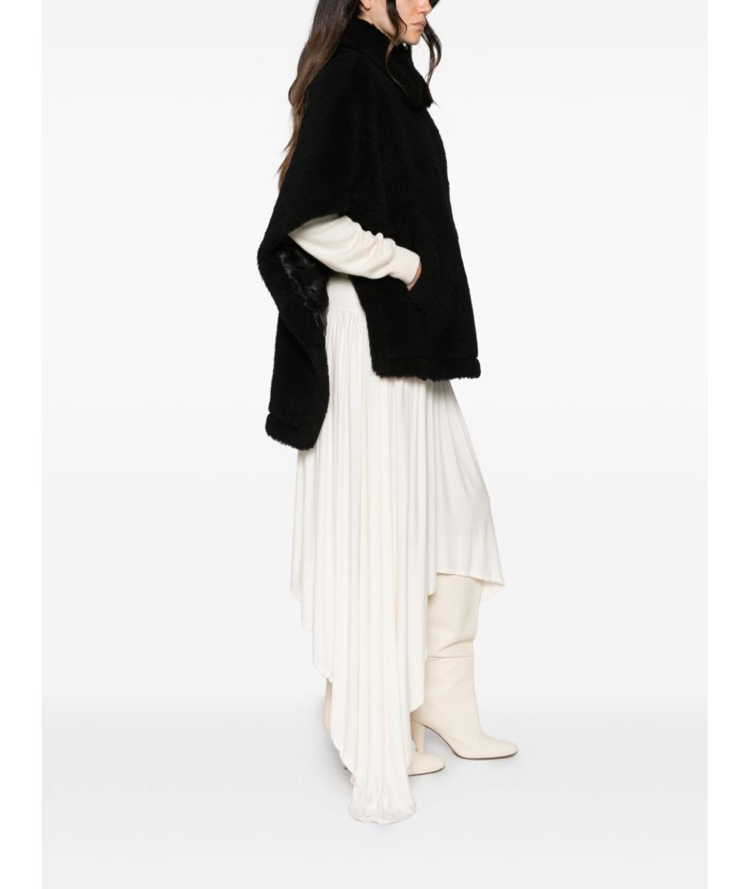 MAX MARA Черная шерстяная шуба, фото 3