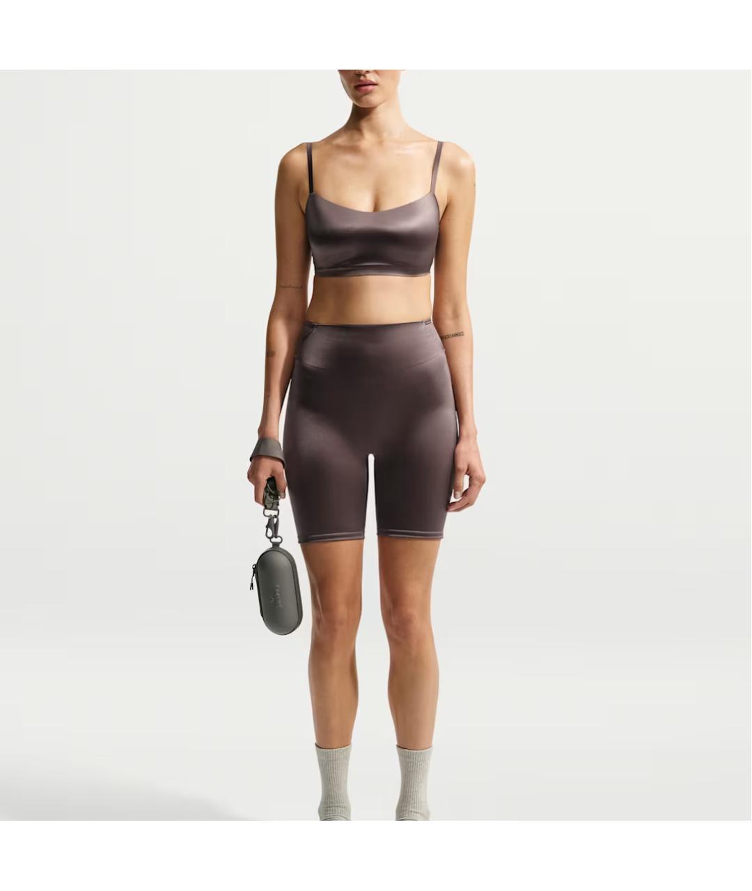 NIKE Коричневый бюстгалтеры, фото 2