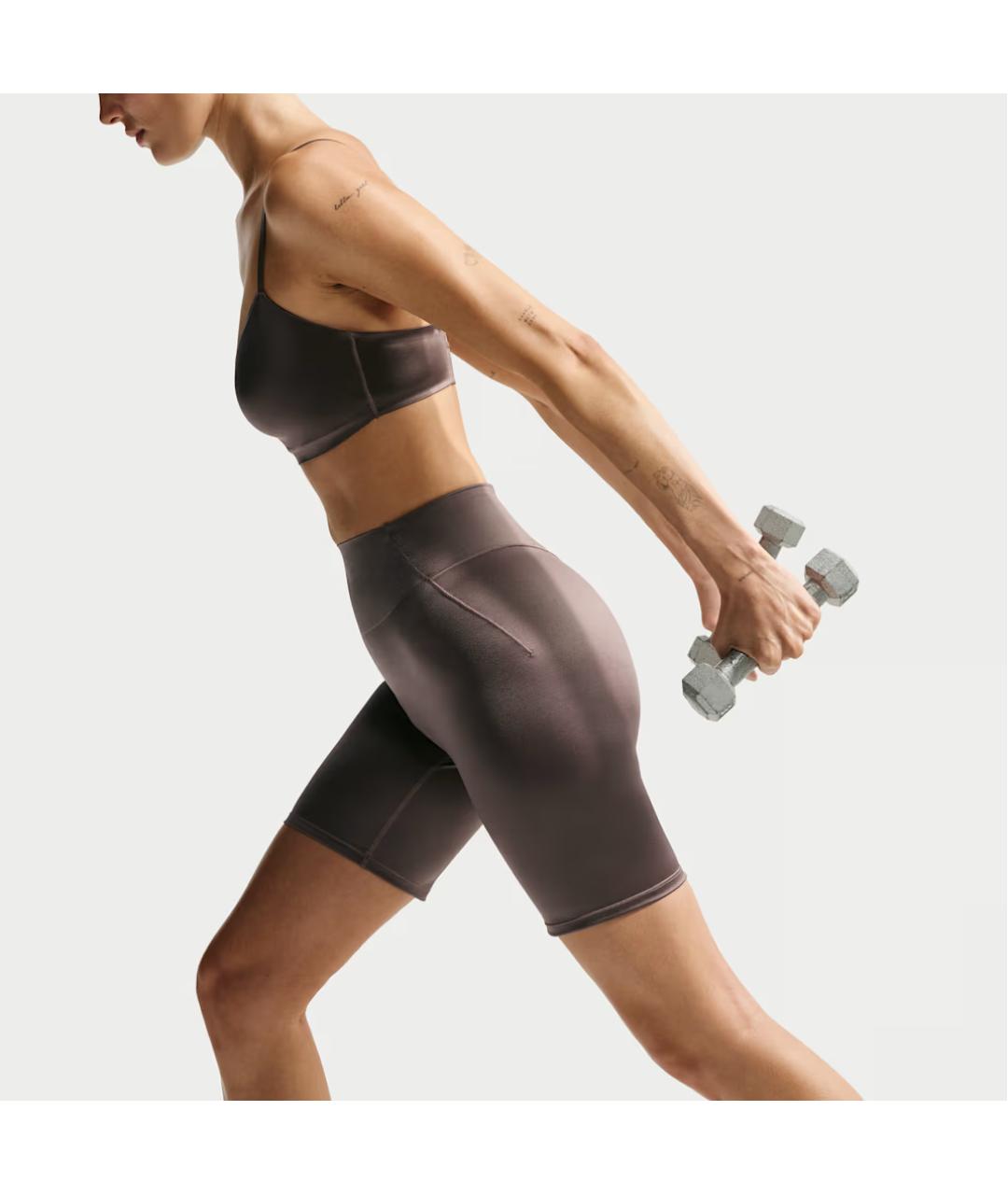 NIKE Бежевые спортивные брюки и шорты, фото 5