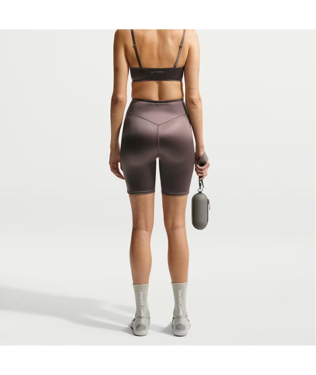NIKE Бежевые спортивные брюки и шорты, фото 3