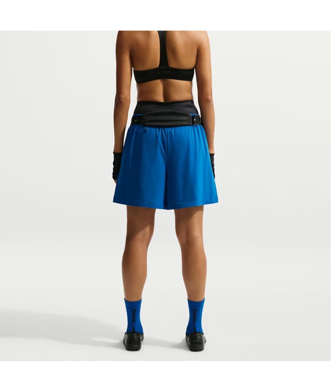 NIKE Синие спортивные брюки и шорты, фото 4