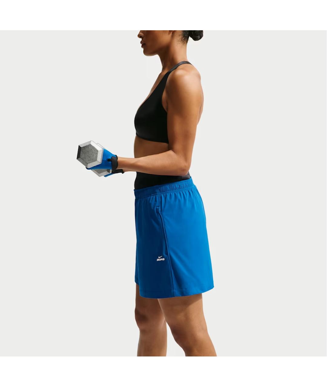 NIKE Синие спортивные брюки и шорты, фото 5