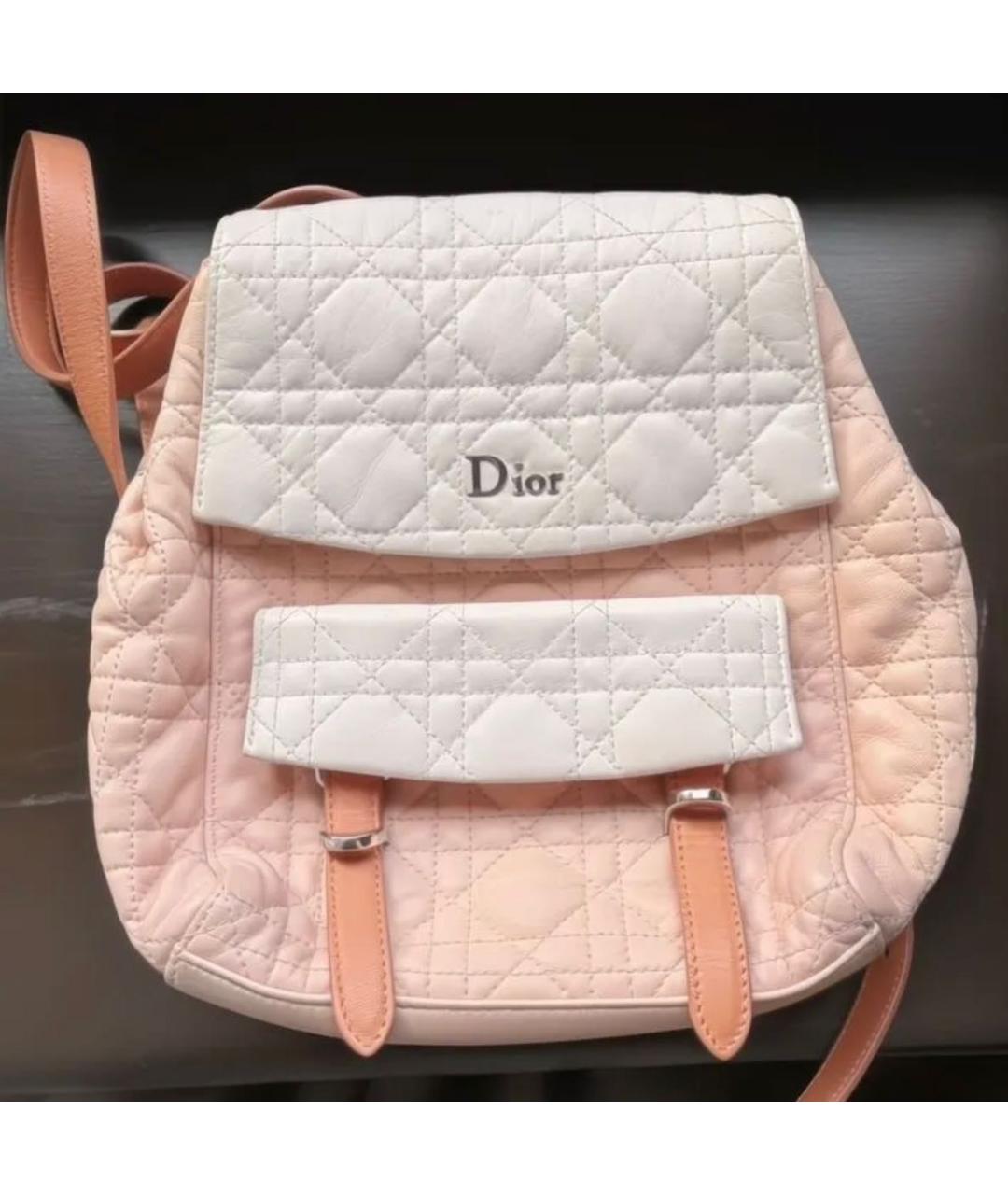 CHRISTIAN DIOR Мульти кожаный рюкзак, фото 3