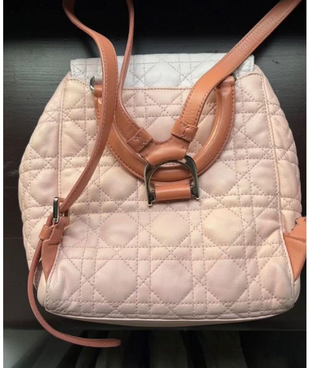 CHRISTIAN DIOR Мульти кожаный рюкзак, фото 2