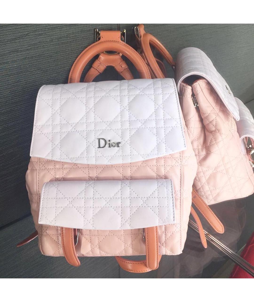CHRISTIAN DIOR Мульти кожаный рюкзак, фото 9