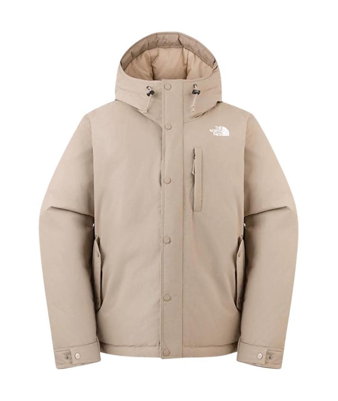 THE NORTH FACE Коричневый пуховик, фото 1