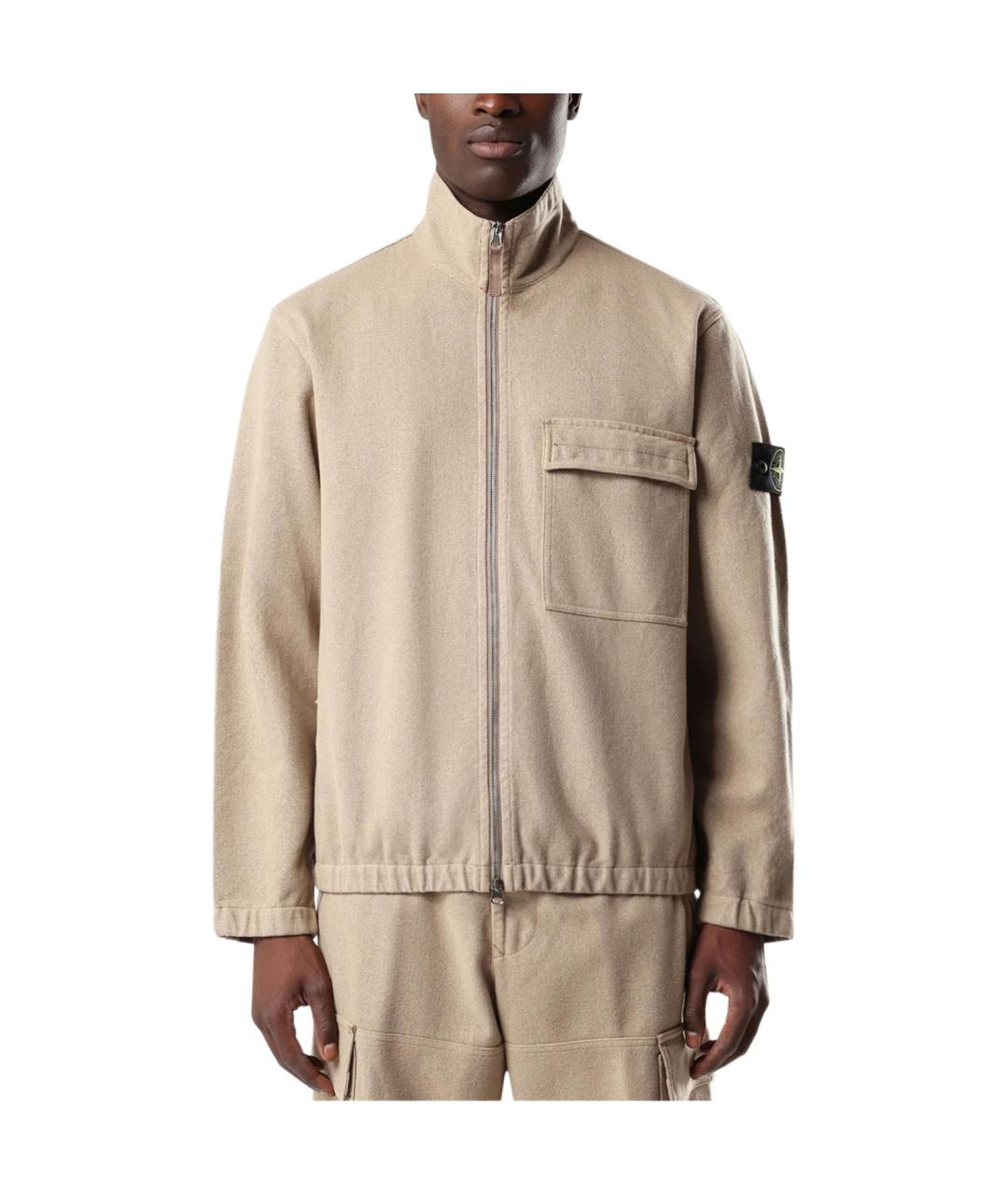 STONE ISLAND Бежевая куртка, фото 5