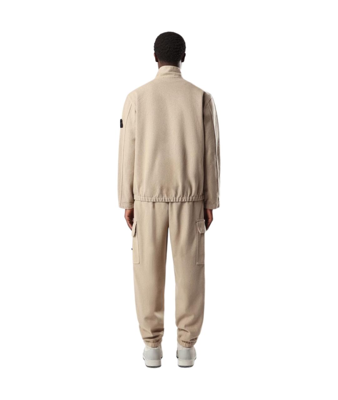 STONE ISLAND Бежевая куртка, фото 3