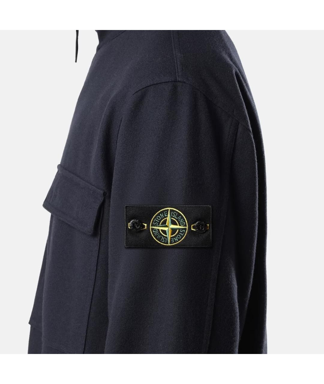 STONE ISLAND Темно-синяя куртка, фото 5