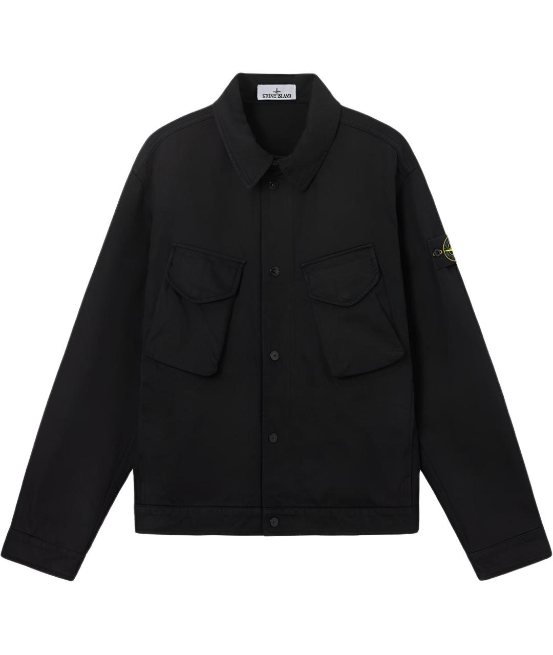 STONE ISLAND Черная куртка, фото 1