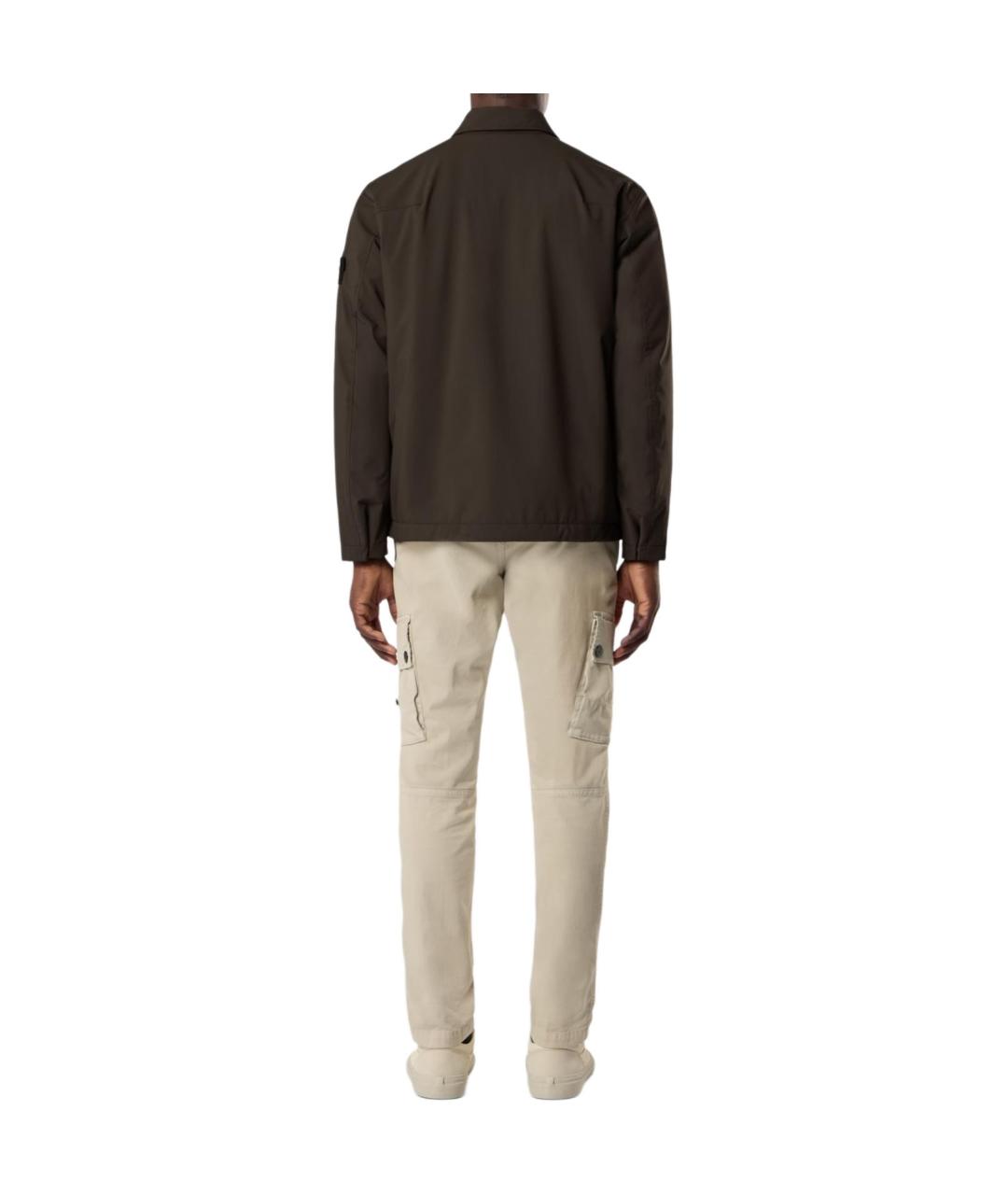 STONE ISLAND Серый пуховик, фото 4