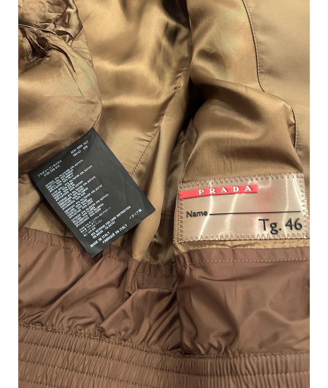 PRADA Хаки куртка, фото 8