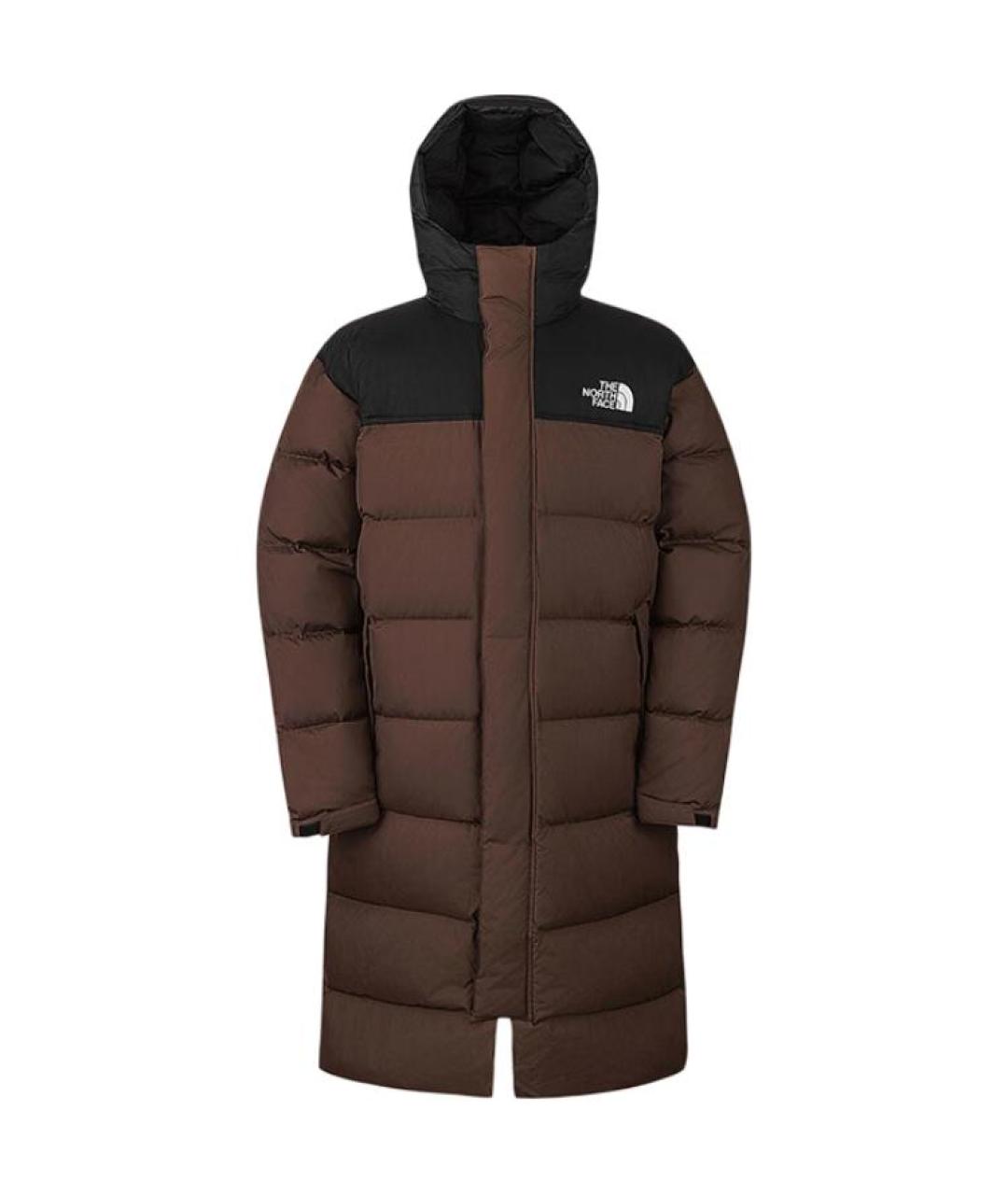THE NORTH FACE Коричневый пуховик, фото 1