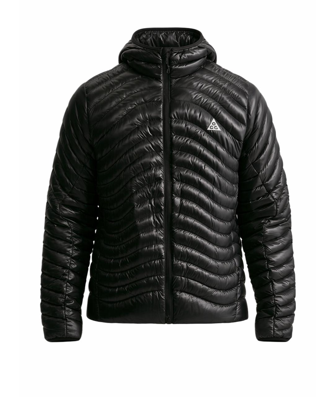 NIKE Черный пуховик, фото 1