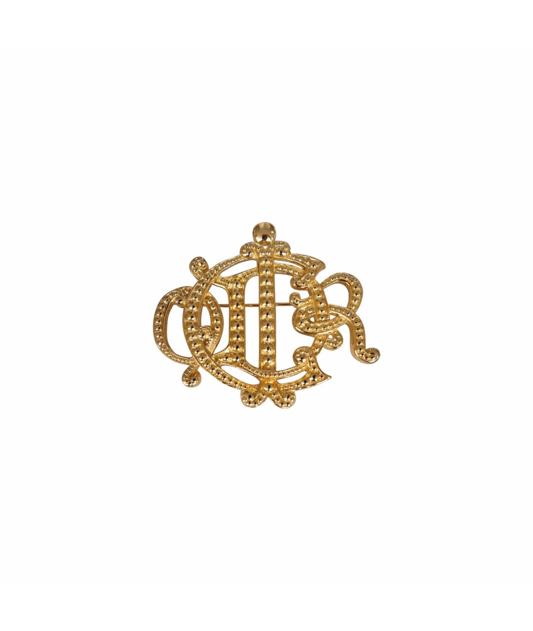 CHRISTIAN DIOR Золотая позолоченная булавка / брошь, фото 1