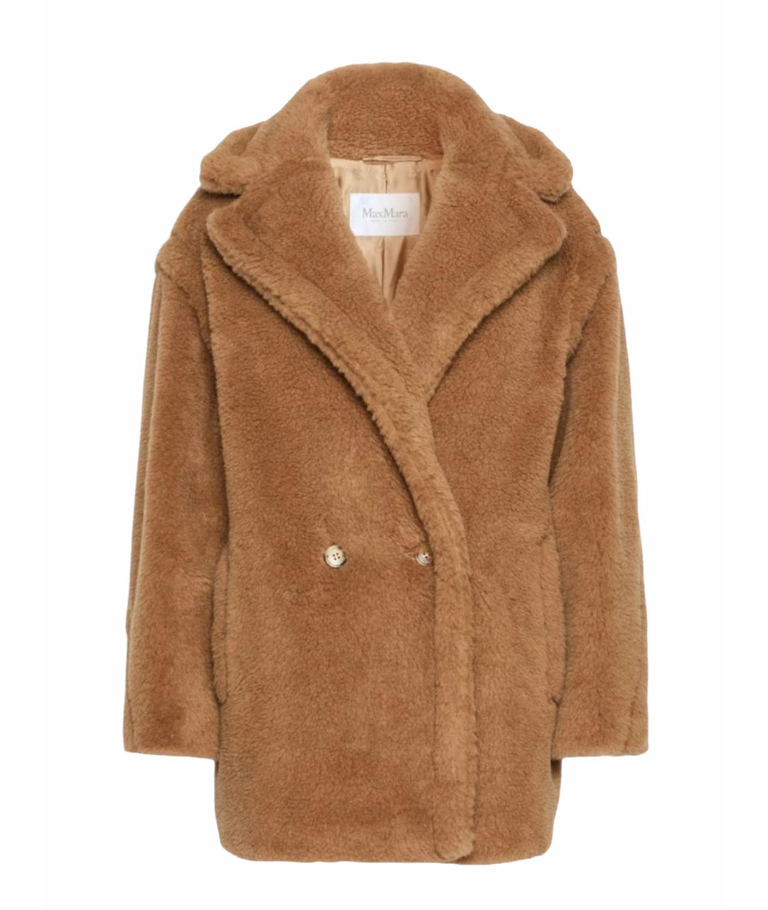 MAX MARA Бежевое шерстяное пальто, фото 1