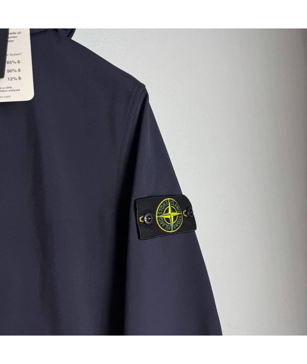 STONE ISLAND Темно-синяя куртка, фото 6